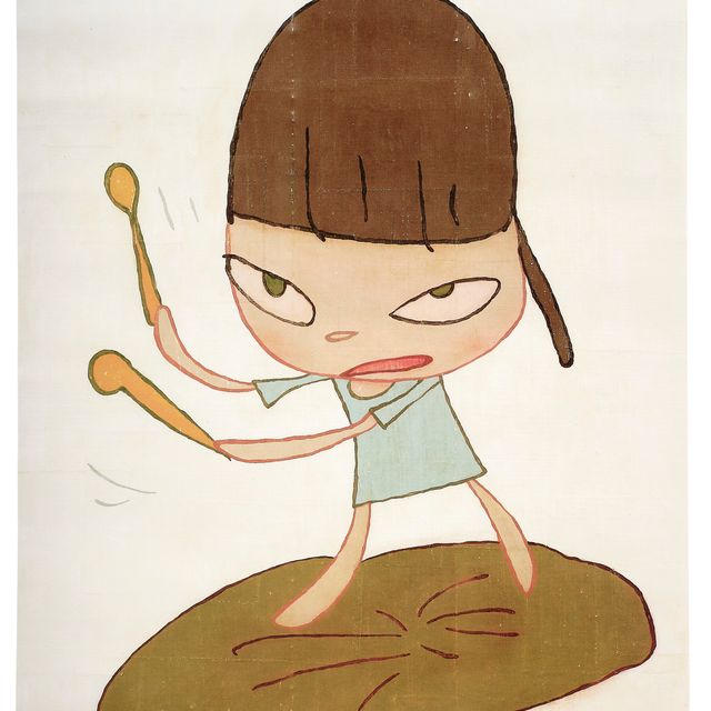 Yoshitomo Nara — Марширующий по листу лютика