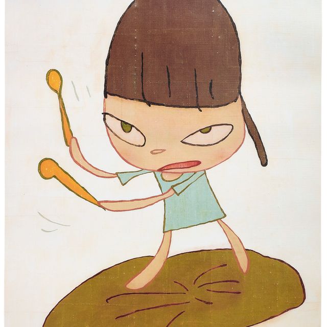 Yoshitomo Nara — Марширующий по листу лютика