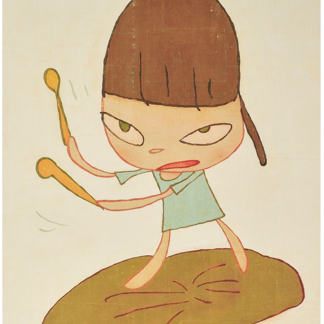 Yoshitomo Nara — Марширующий по листу лютика