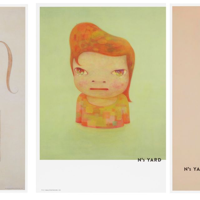 Yoshitomo Nara — Извините, не смог нарисовать Левый глаз!; Пустой; И В Молочном озере, Думающем об Одном