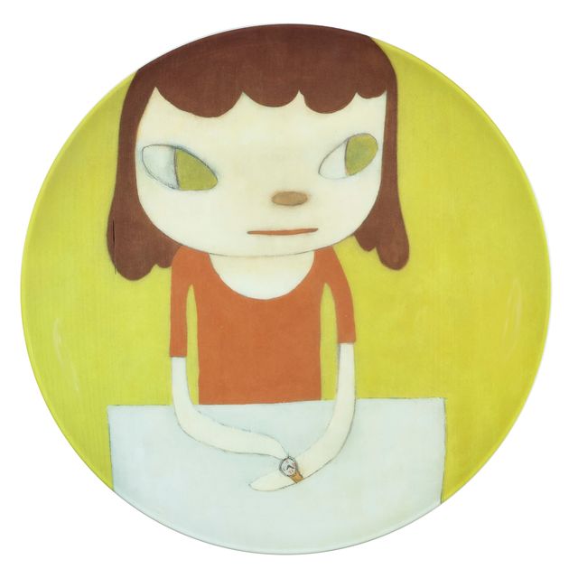 Yoshitomo Nara — Сейчас без пяти три (подробно), 2012, из проекта Artist Plate Project