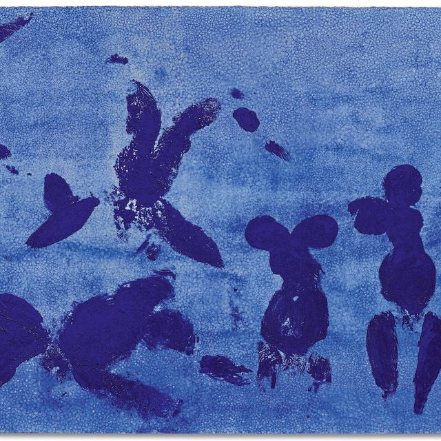 Yves Klein — Антропометрия голубой эпохи, (ANT 124) (Антропометрия голубого периода), (ANT 124))
