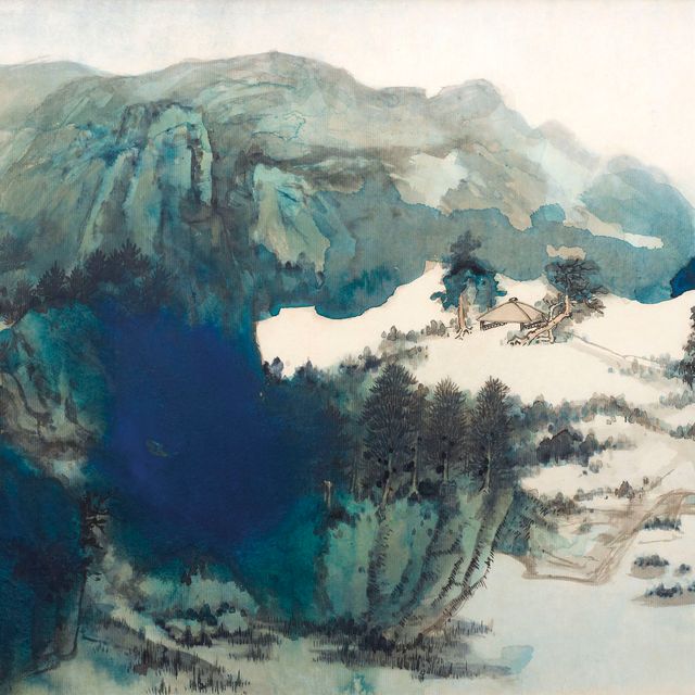 Zhang Daqian — Сад восьми добродетелей в стиле Помо