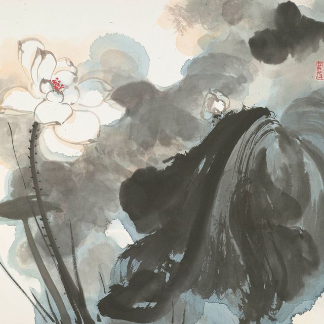 Zhang Daqian — Любуясь пейзажами и цветами