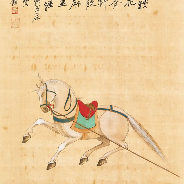 Zhang Daqian — Лошадь в стиле Северной Вэй