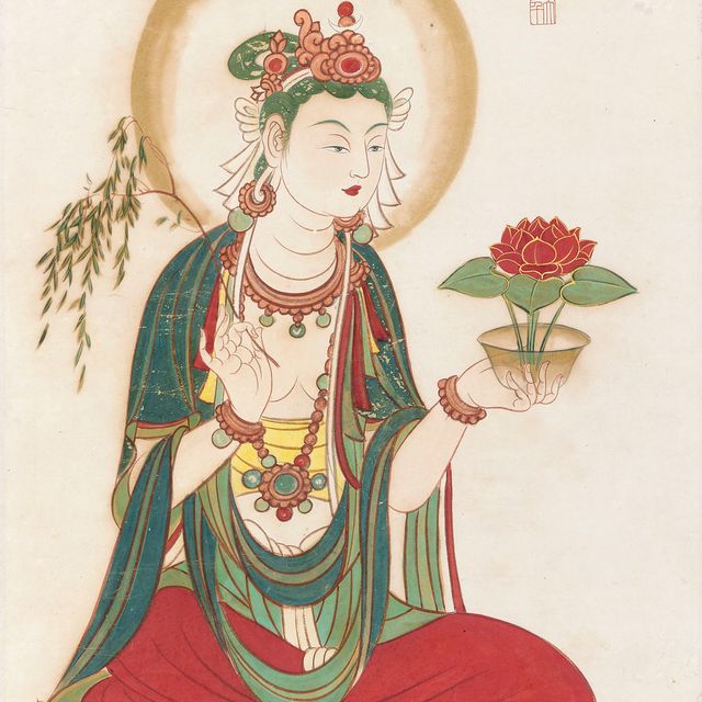 Zhang Daqian — Гуаньинь