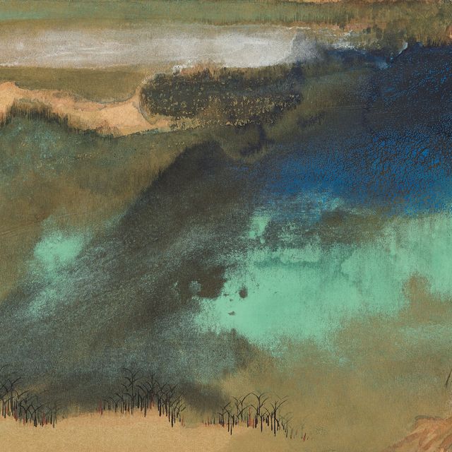 Zhang Daqian — Сучжоу в тумане и дожде