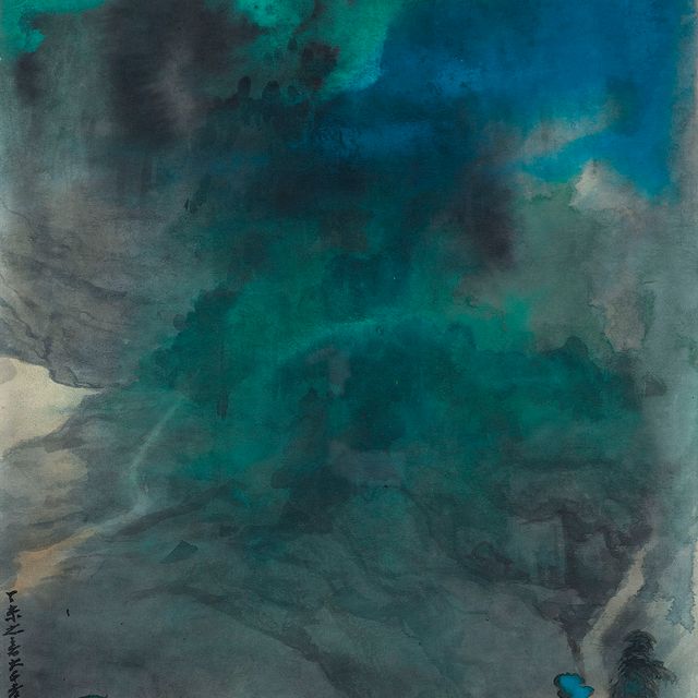 Zhang Daqian — Ранняя весна
