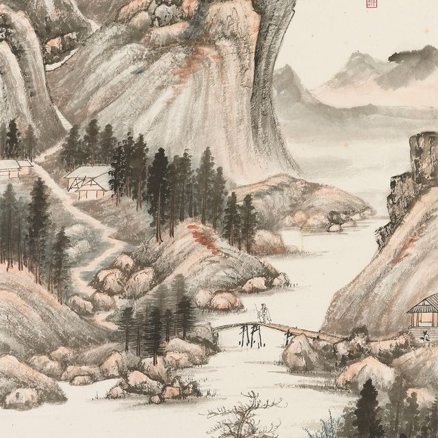 Zhang Daqian — Многослойные вершины и нежные потоки