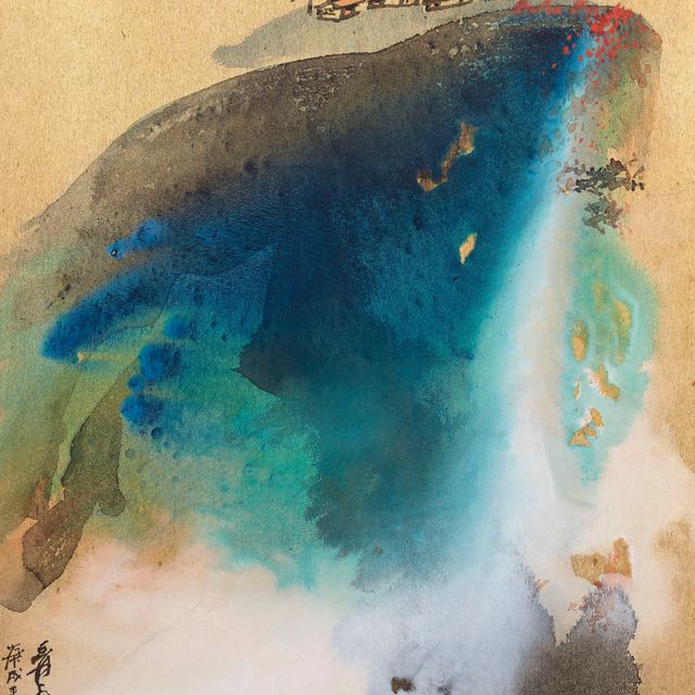 Zhang Daqian — Жизнь в горах осенью
