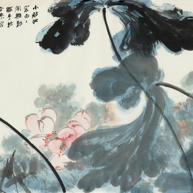 Zhang Daqian — Розовый лотос