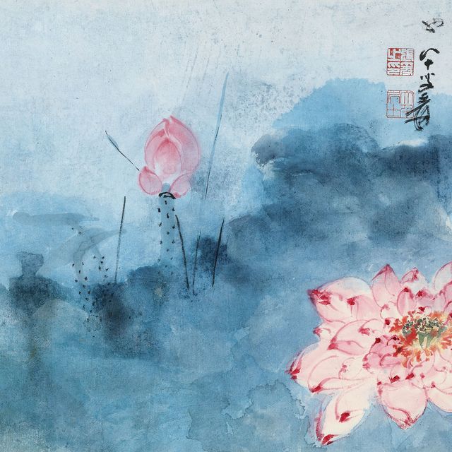 Zhang Daqian — Цветущий лотос