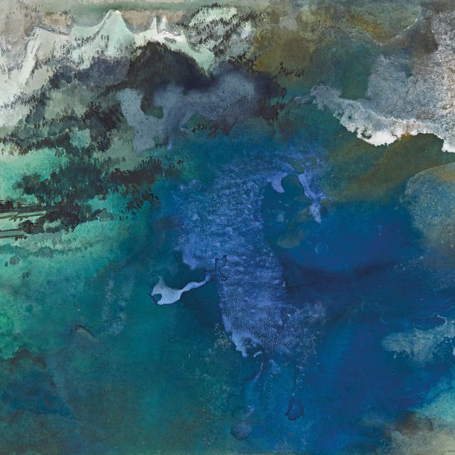 Zhang Daqian — Разноцветный пейзаж