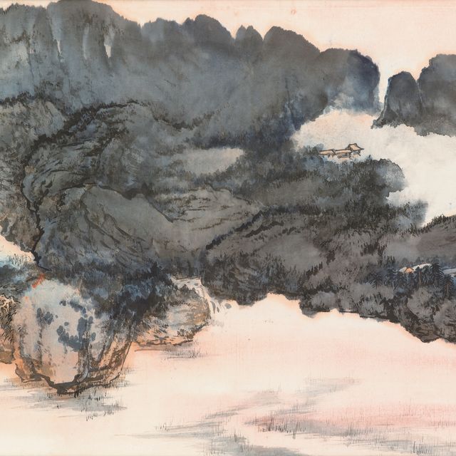 Zhang Daqian — Катание на лодке в раю