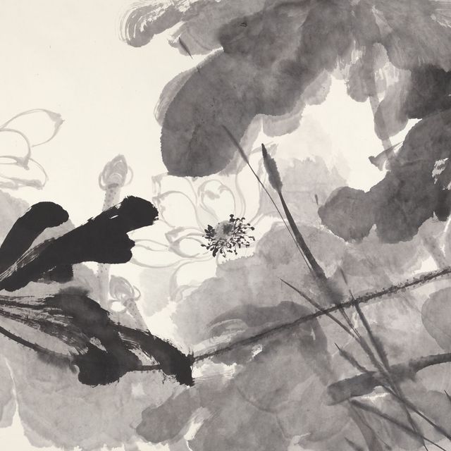 Zhang Daqian — Чернильный лотос
