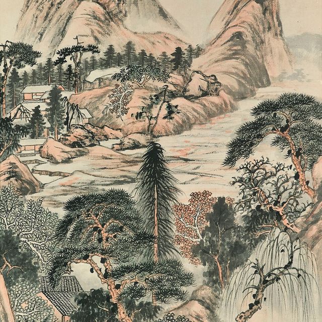 Zhang Daqian — Жизнь в горах