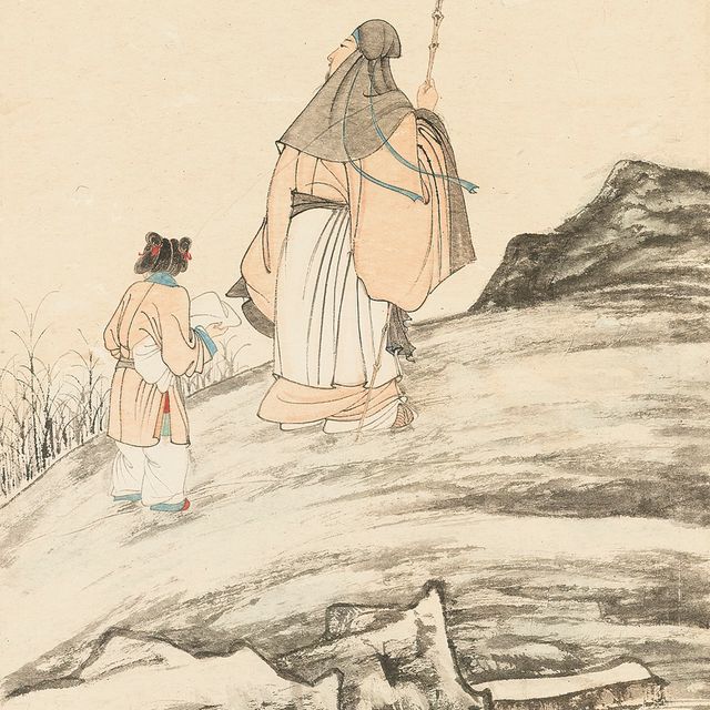 Zhang Daqian — Ученый и сопровождающий