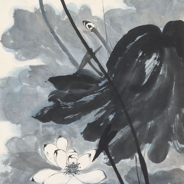 Zhang Daqian — Белый лотос