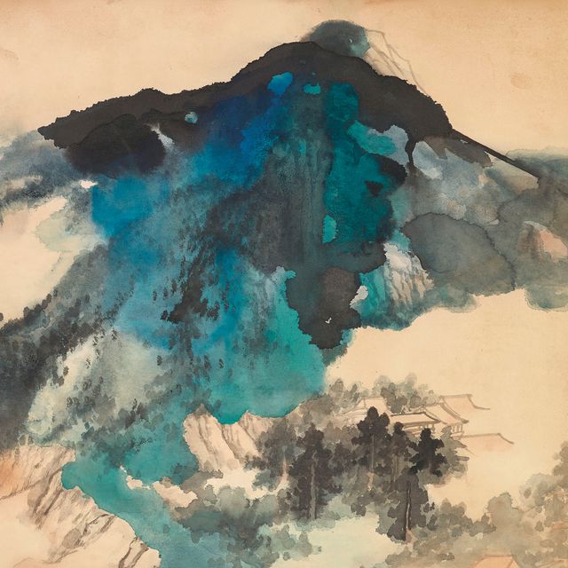 Zhang Daqian — Величественная вершина Высокой горы