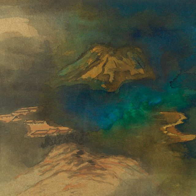 Zhang Daqian — Деревня на берегу моря