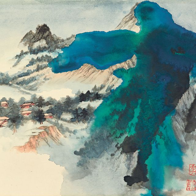 Zhang Daqian — Весна приходит на Западный пик