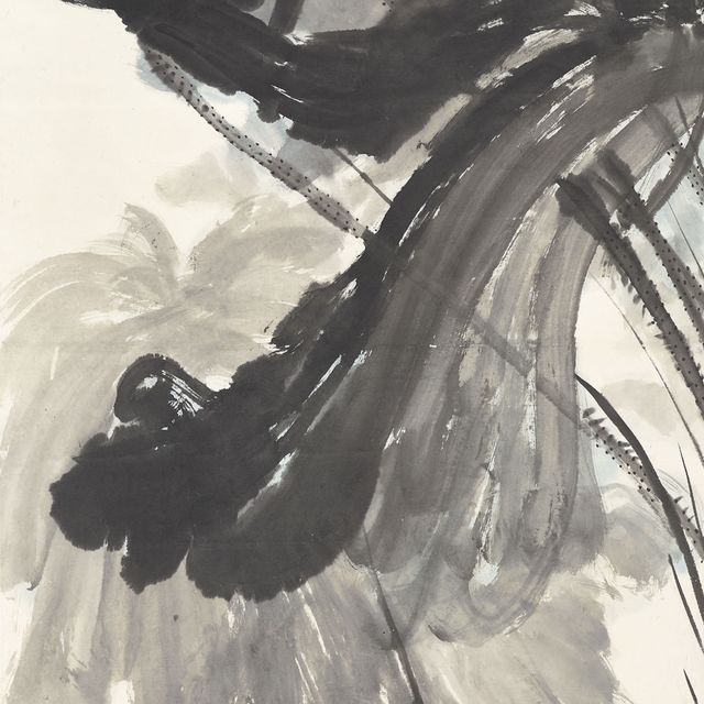 Zhang Daqian — Лотос на ветру