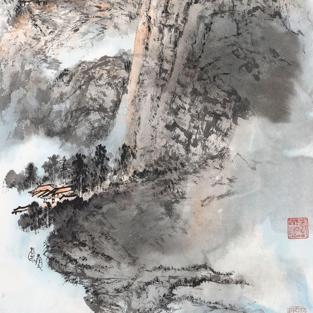 Zhang Daqian — Вспоминая пейзаж Сычуани