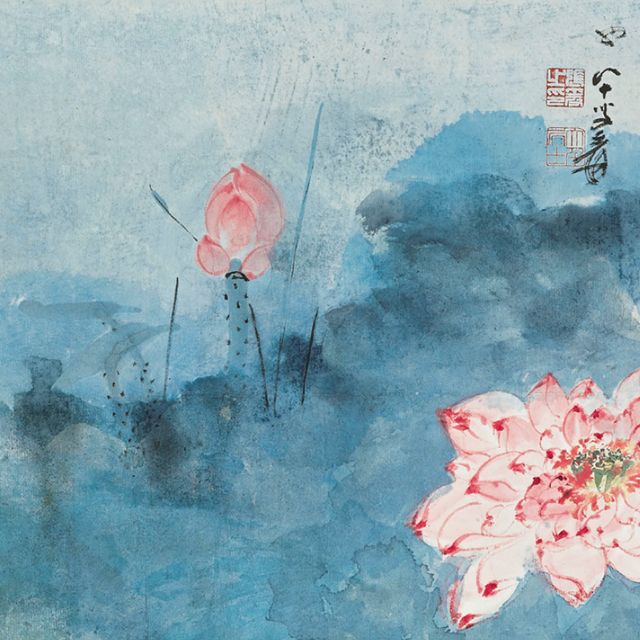 Zhang Daqian — Цветущий лотос