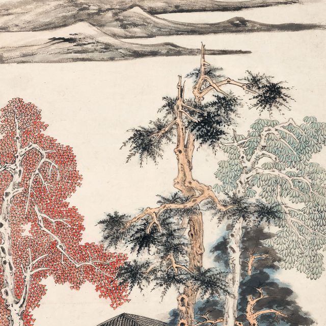 Zhang Daqian — Ученые на досуге