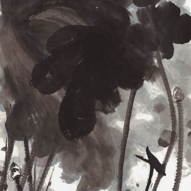 Zhang Daqian — Белый лотос