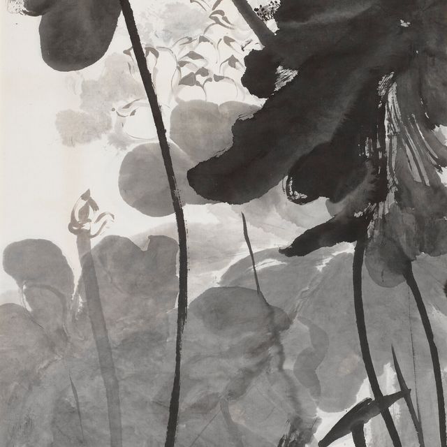 Zhang Daqian — Чернильный лотос