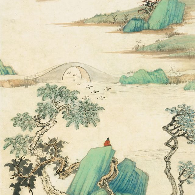 Zhang Daqian — Устремленный вдаль взгляд