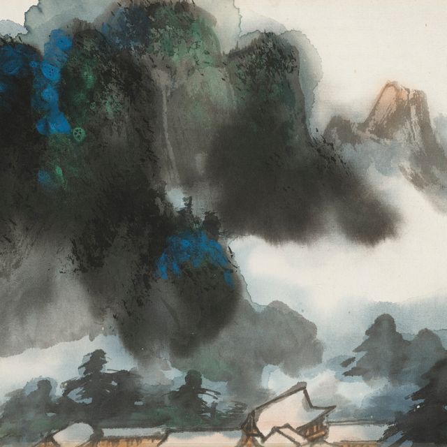 Zhang Daqian — Весна в Лишане