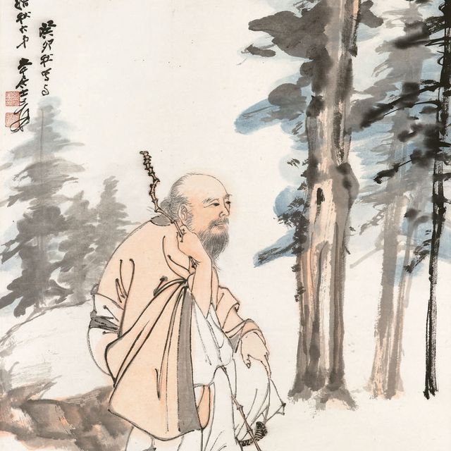 Zhang Daqian — Отдыхающий