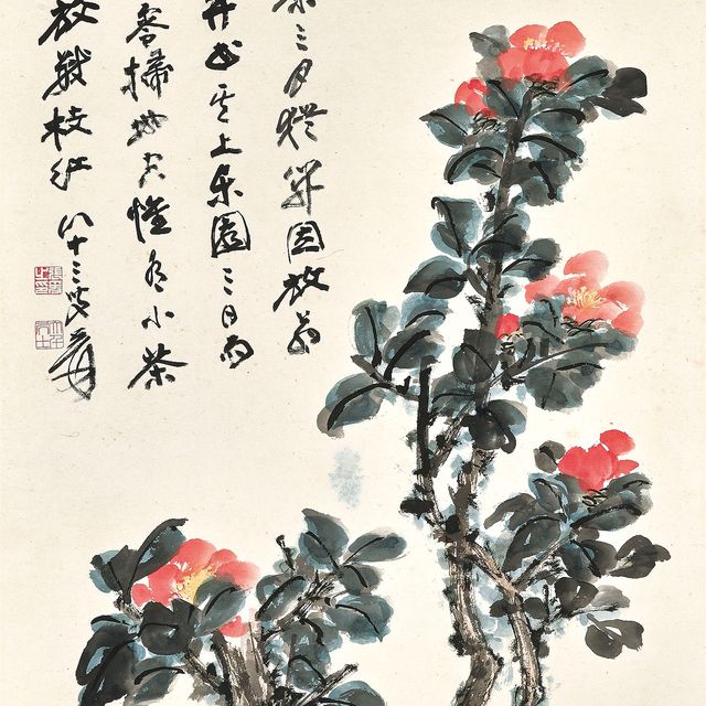 Zhang Daqian — Камелия