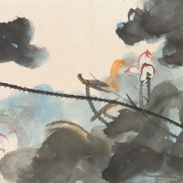 Zhang Daqian — Розовый лотос