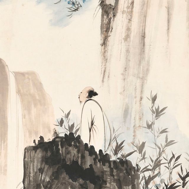 Zhang Daqian — Прогуливающийся ученый