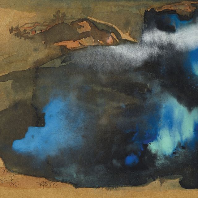Zhang Daqian — Разноцветный пейзаж