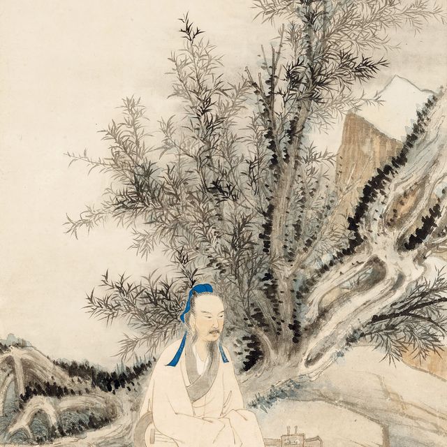 Zhang Daqian — Портрет Жуань Сяня