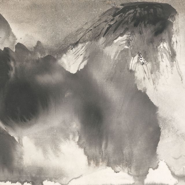Zhang Daqian — Холмы под дождем