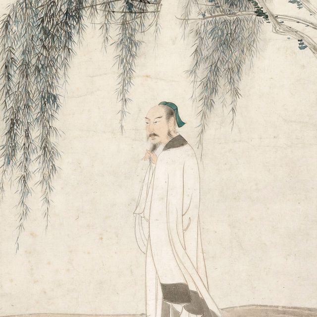 Zhang Daqian — Ученый читает стихотворение в честь Чжао Мэнфу