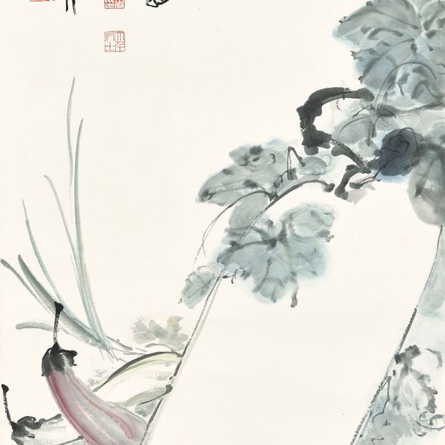Zhang Daqian — Зимние дыни и овощи