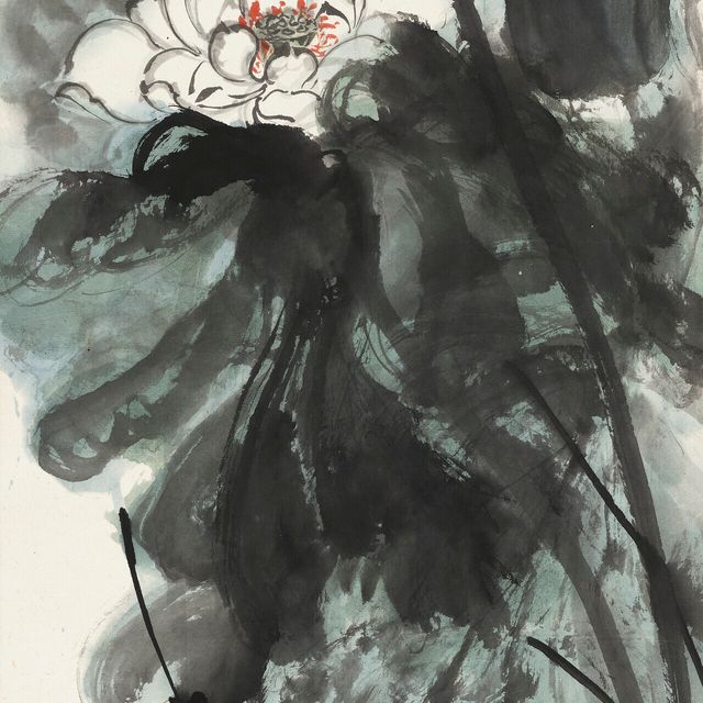 Zhang Daqian — Цветущий лотос