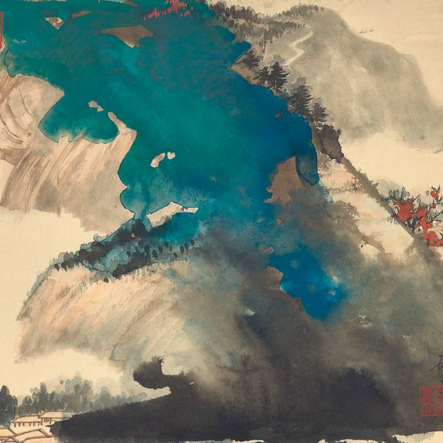 Zhang Daqian — Зеленые холмы