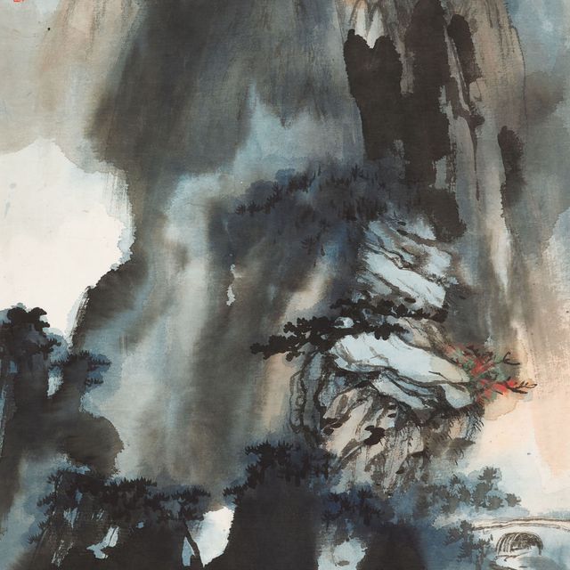 Zhang Daqian — Гора Пэн Лай
