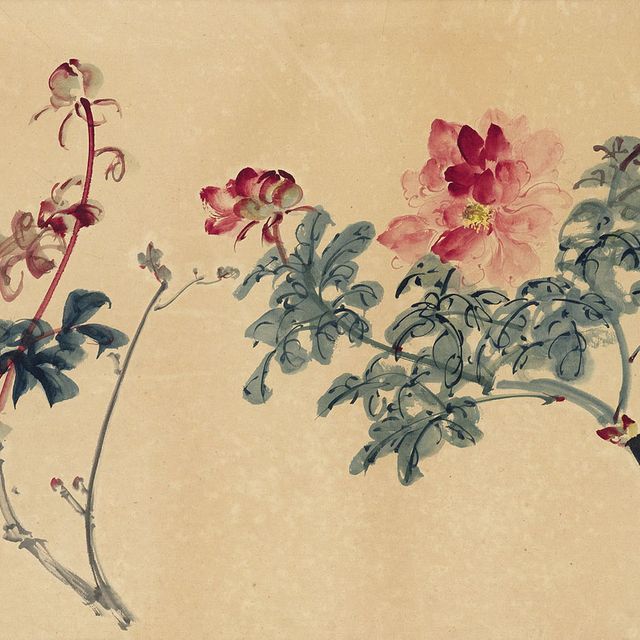 Zhang Daqian — Цветы