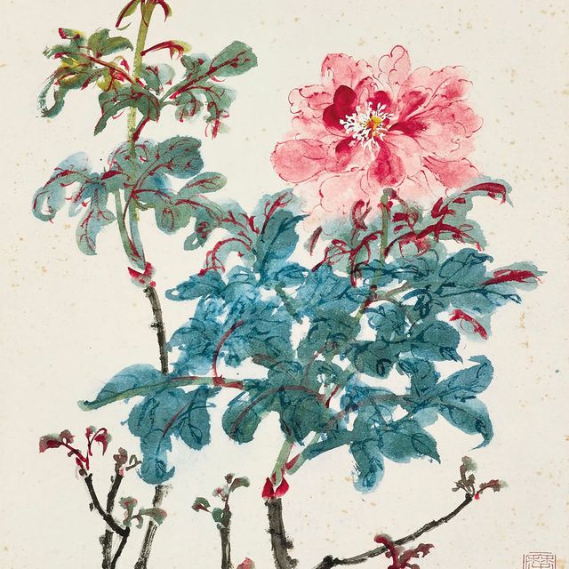 Zhang Daqian — Пион