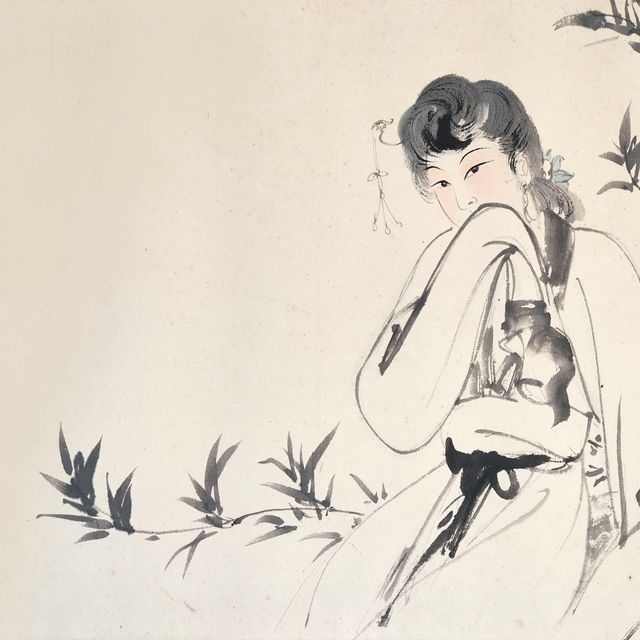 Zhang Daqian — Леди и бамбук