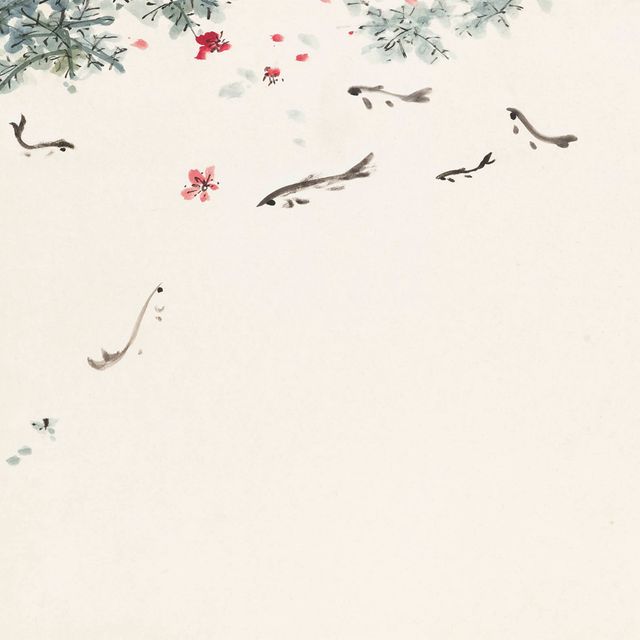 Zhang Daqian — Резвящаяся рыба
