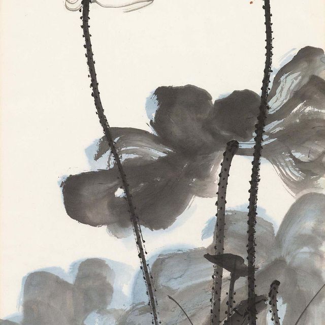 Zhang Daqian — Белый лотос